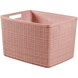 Korb JUTE rosa