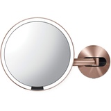 simplehuman ST3021, Make-up-Spiegel Saugnapf Rund Roségold