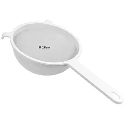 Sieb Teesieb Küchensieb Mehlsieb Seiher Puderzuckersieb Filter Kunststoff 18 cm