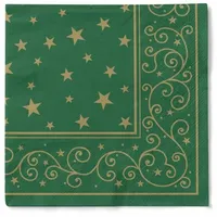 Sovie Horeca Serviette Liam Grün aus Tissue 33 x