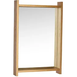 Hübsch Interior - Forma Wandspiegel 60 x 40 cm, Rahmen Eiche