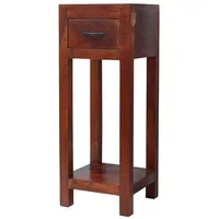 MASSIVMOEBEL24.DE Telefontisch Akazie 30x30x80 nougat lackiert OXFORD #44