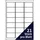 SOENNECKEN Universaletiketten 5750 Weiß 63,5 x 38,1 mm 2.100 St.