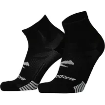 Brooks Ghost Lite Quarter 2-Pack Socken Schwarz 25