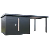 Wolff Finnhaus Finnhaus Wolff Metall-Gerätehaus Thorin 6030 Anthrazit