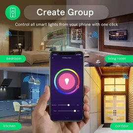 Nous P8 Smarte WLAN Lampe RGB, GU10, 2er Set