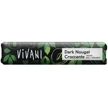 Vivani Dark Nougat Croccante Riegel bio