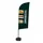 Showdown Displays Beachflag Alu Wind Komplett-Set Sandwiches Französisch