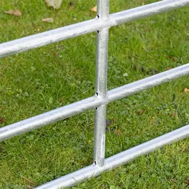 VOSS.farming Weidetor 350 cm Silberfarben