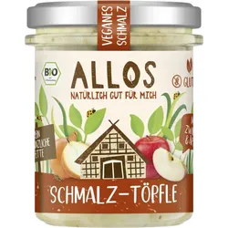 Allos Schmalz-Töpfle mit Zwiebeln und Äpfeln bio 150g