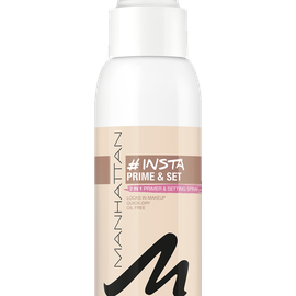 Manhattan Insta Prime & Set Spray Make-up Setting-Spray, auch als Primer verwendbar, Farbe Clear 100, 1 x 100ml