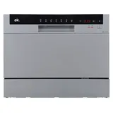 OK. ODW 141 D S Tischgeschirrspüler (freistehend, 550 mm breit, Silber)