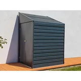 SPACEMAKER Metallgerätehaus 4x7 2,03 x 1,24 m anthrazit