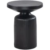 KADIMA DESIGN Beistelltisch Ø 40 x 50 cm Schwarz