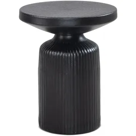 KADIMA DESIGN Beistelltisch Ø 40 x 50 cm Schwarz