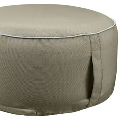 Exner 649 - Outdoor Sitzpouf B 55 cm x L 25 cm : toffee 100% Polyester (Outdoor)