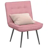 vidaXL Relaxsessel Rosa 64x74x84 cm Samt