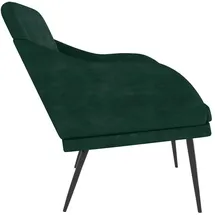 vidaXL Sitzbank Dunkelgrün 110 x 76 x 80 cm Samt