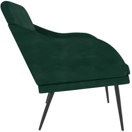 vidaXL Sitzbank Dunkelgrün 110 x 76 x 80 cm Samt