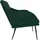 vidaXL Sitzbank Dunkelgrün 110 x 76 x 80 cm Samt