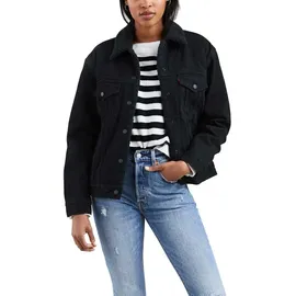 Levi's Exboyfriend Sherpa Jacke Contrast Hood Pin XS