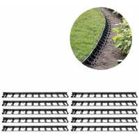 Green split 10er Set Rasenkante aus Kunststoff 10m |