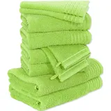 Möve Handtuchset New Classic 10-TLG wild lime