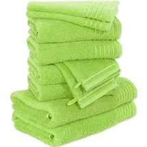 Möve Handtuchset New Classic 10-TLG wild lime