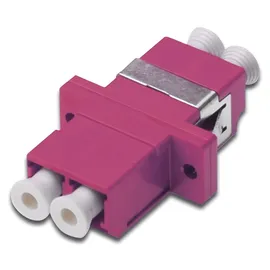 Digitus LWL Kupplung Duplex LC auf LC MM OM4 Violett