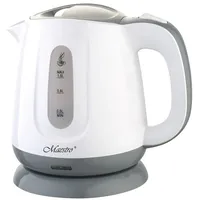 Maestro Wasserkocher 1100W 1l grau MR-013 - Grau/Weiß