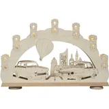 SAICO 3D-Lichterbogen Trabant und Wartburg 60 x 48 x 12 cm