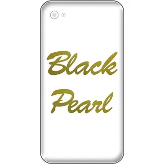 2 Aufkleber Tattoo Black Pearl 6cm Handy smartphone iphone Auto die cut Decals Deko Folie (gold)