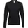 Tee Jays Damen Luxus Piqué Stretch Polo langarm 146 black