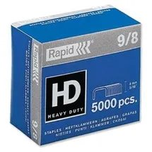 Rapid 24871000 Heftklammern 9/8mm Super Strong, verzinkt, 5000 Stück