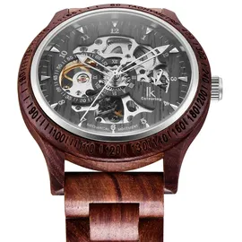 Alienwork Automatikuhr Holz 40 mm
