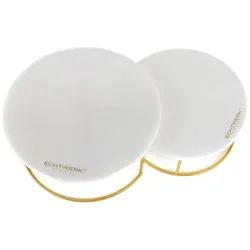 Marmor Etagere 2-Stöckig - gold
