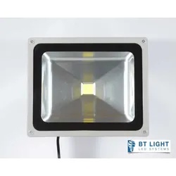 LED Fluter, LED Außenstrahler, Scheinwerfer 50W (Gehäuse farbe: grau)