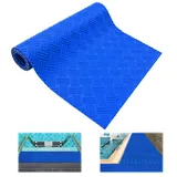 KUIRUNRX® Schwimmbadleitermatte, rutschfeste Trittmatte, Pool schutzmatte, Schutzmatte Für Poolleiter,Poolunterlage Mit Rutschfester Textur Für Schritte, Treppen, Leitern 90x23CM