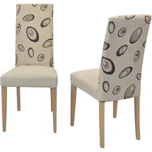 moebel-direkt-online Esszimmerstuhl Ilka beige 2er Set