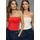MELROSE Bandeautop Rot 44