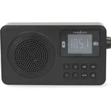 Nedis FM-Radio Tragbare Ausführung schwarz/weiß