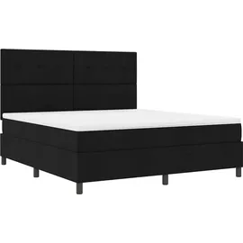 vidaXL Boxspringbett 180 x 200 cm Schwarz