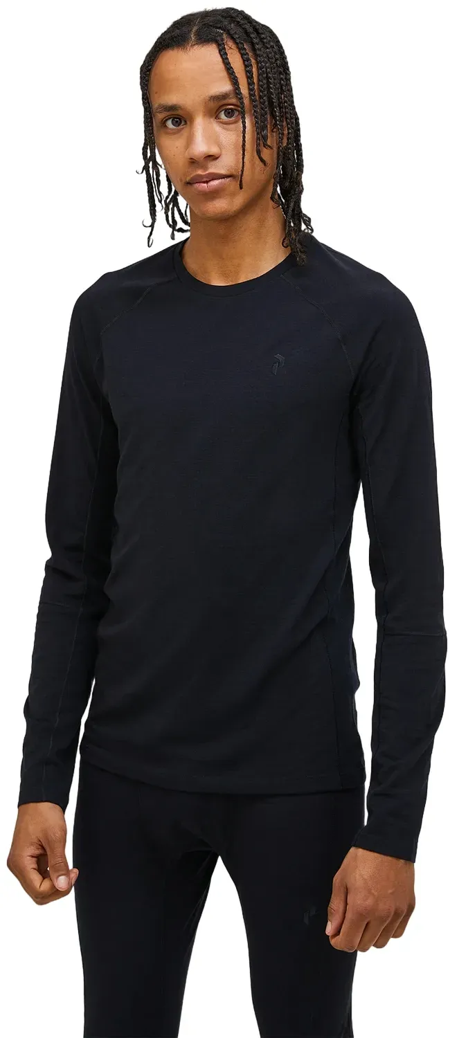 Peak Performance Layer Magic Crew, schwarz