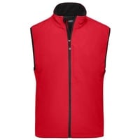 Men's Softshell Vest Trendige Weste aus Softshell rot, Gr. S