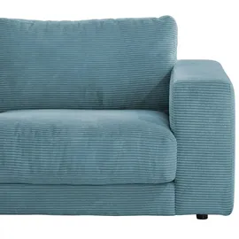 jette home Ecksofa Cord Sila ¦ türkis/petrol ¦ Maße (cm): B: 325 H: 85 T: 224.0