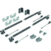 Hettich Schiebetürbeschläge Set,SysLine S,9208511 2-T.,für einlieg. Türen