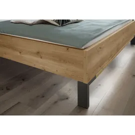 Wiemann Futonbett Monaco 189 x 218 cm Eiche nachbildung beige