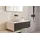 Hansgrohe Xevolos E Konsole 980/550 mit Auschnitt mittig für Aufsatzwaschtisch ohne Hahnloch, 54329780 980 x 550 mm, Sandbeige Matt