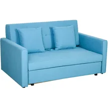 Homcom Schlafsofa 2-Sitzer mit Bettfunktion 152 x 101 x 81cm