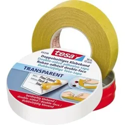 Bastelband 05338-00000 15mm 10m beidseitig klebend Metalldose - transparent